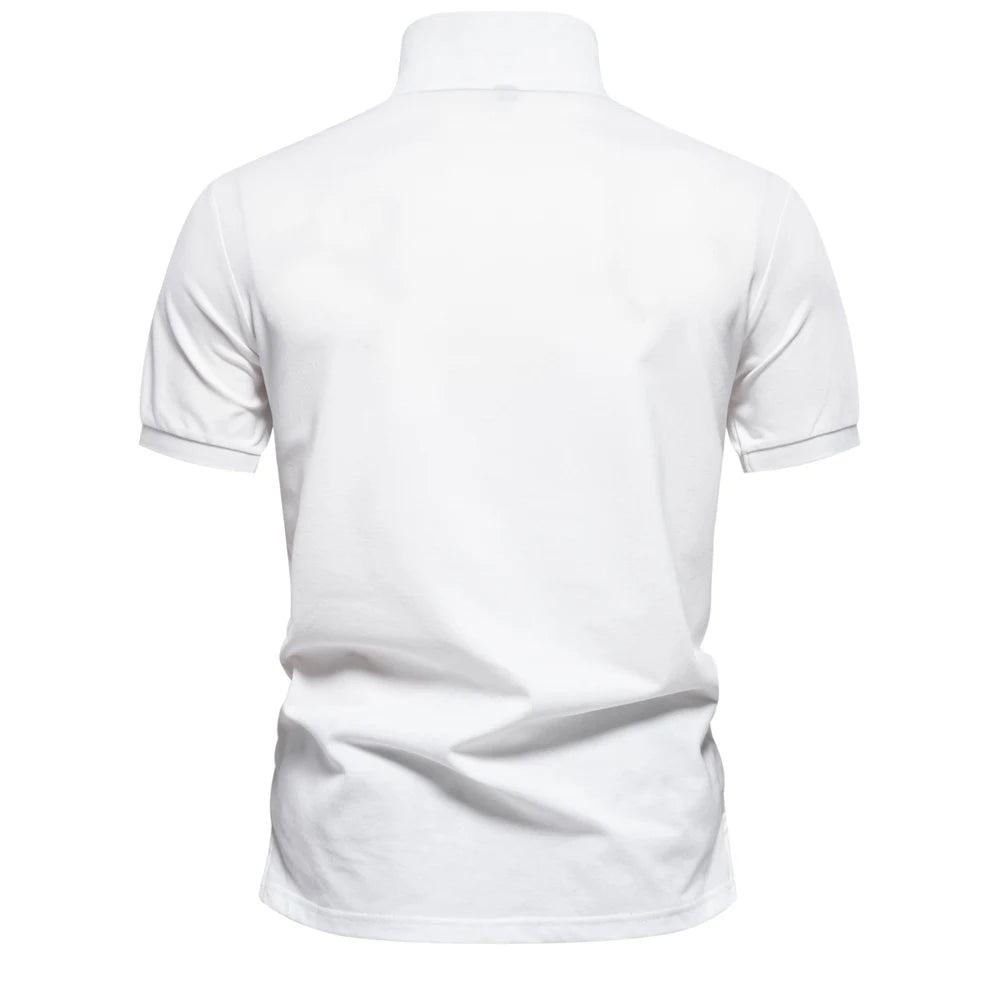 Men Elegant Shadow Polo Shirt