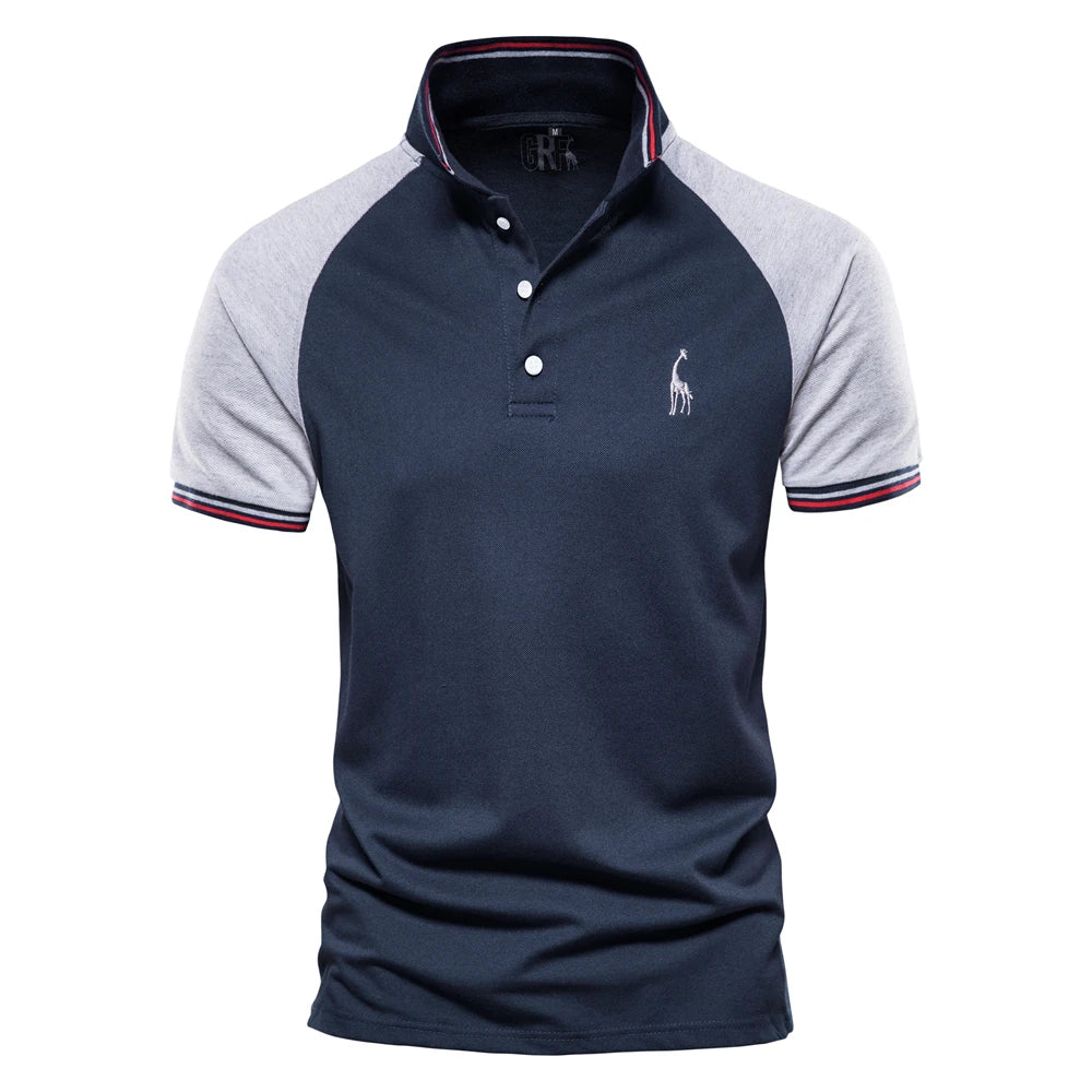 Men Elegant Jefi Split Color Polo Shirt