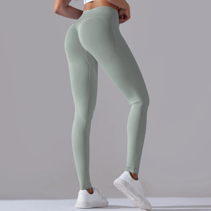 Schwarzman - Women V-Shaped Waist Activewear Pants - Elevate your workout with our Women V-Shaped Waist Activewear Pants. Featuring a high waist for added support and a sporty style, these ankle-length leggings are perfect for all seasons. Made with seaml