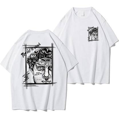 Men Davinci Outfit T Shirt White