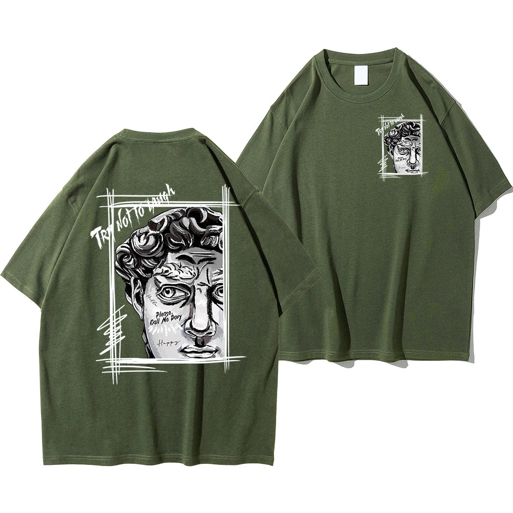 Men Davinci Outfit T Shirt Dark Green