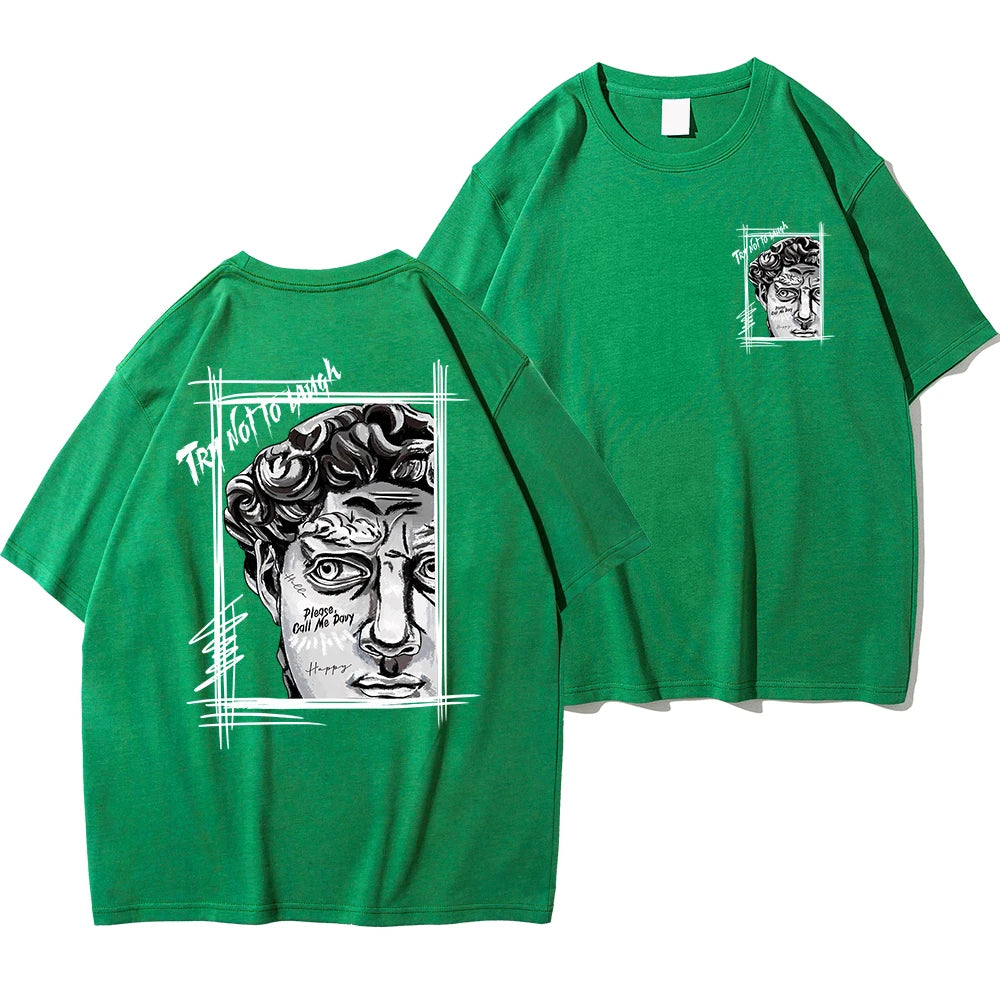 Men Davinci Outfit T Shirt Green