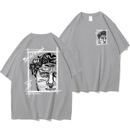 Men Davinci Outfit T Shirt Gray