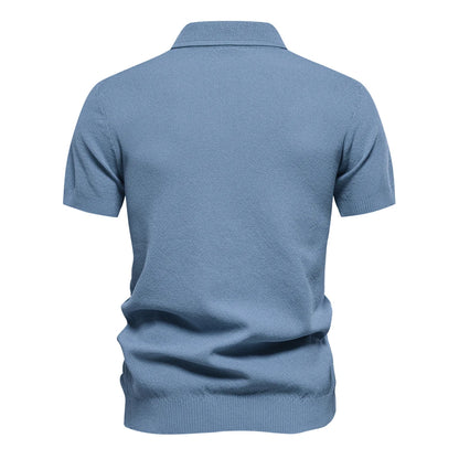 Men Elegant Zip Aiopeon Polo Shirt