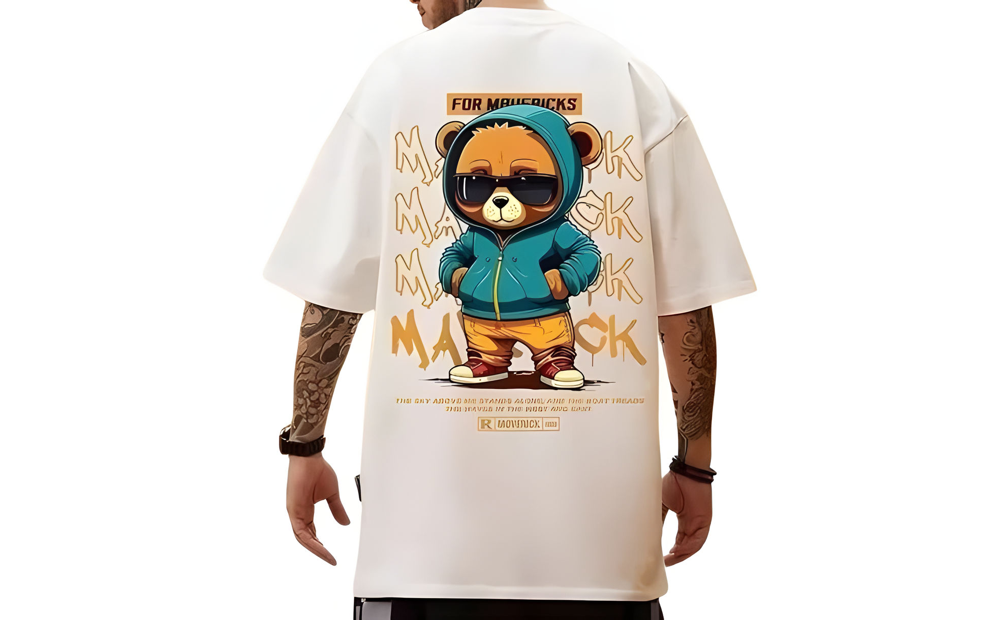 Men Fashion Oversize TeddyTed Outfit T Shirt