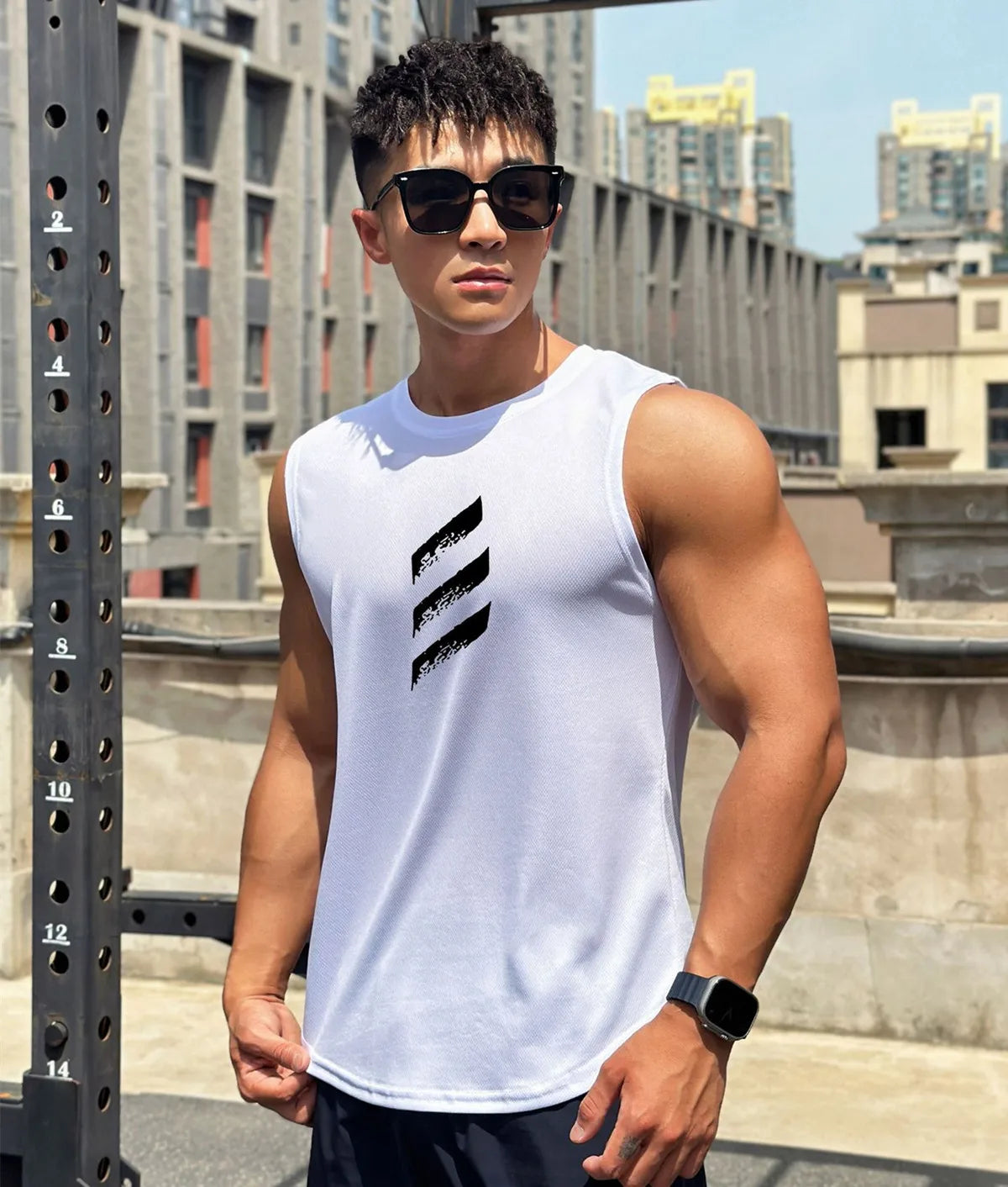 Men Fitness Tank Top Shirt