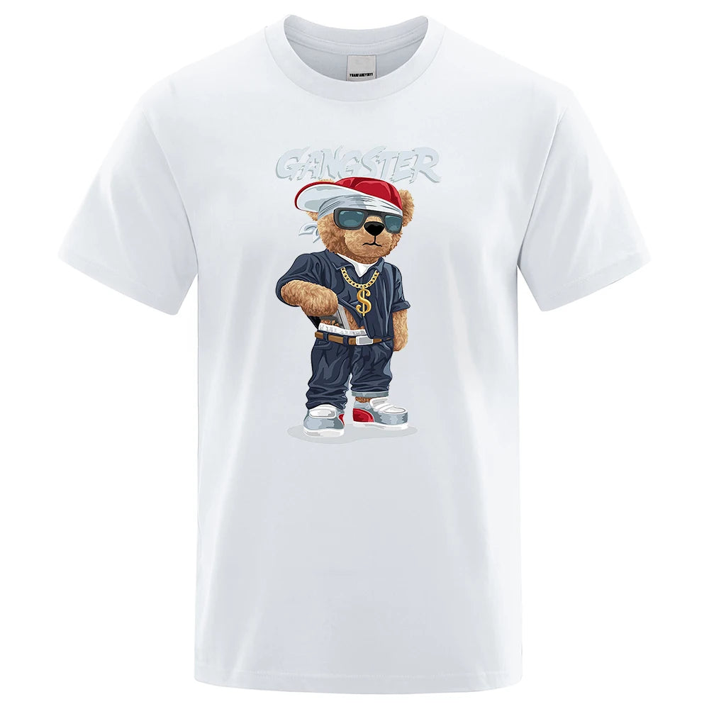 Men Gang TaddyTed Outfit T Shirt White