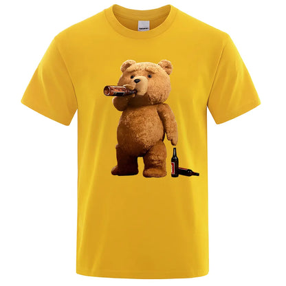 Men TeddyTed Outfit T Shirt Yellow