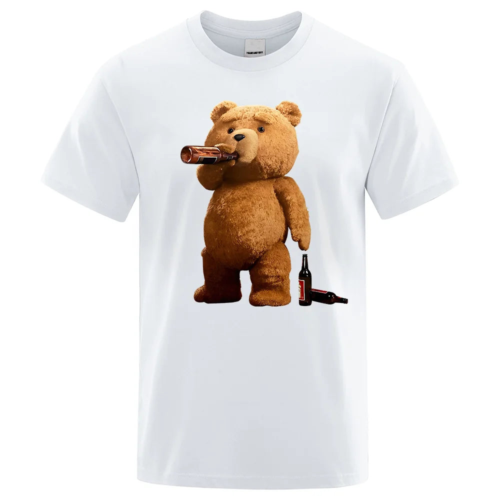 Men TeddyTed Outfit T Shirt White