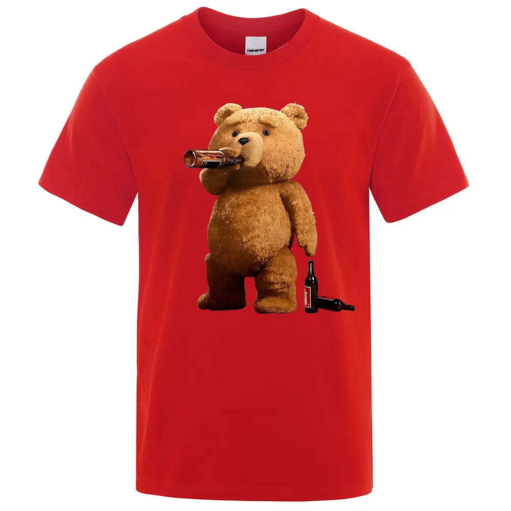 Men TeddyTed Outfit T Shirt Red