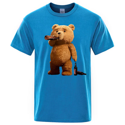 Men TeddyTed Outfit T Shirt Light Blue