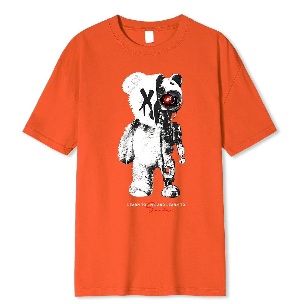 Men Urban RoboTed Outfit T Shirt Orange