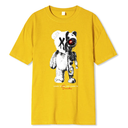 Men Urban RoboTed Outfit T Shirt Yellow