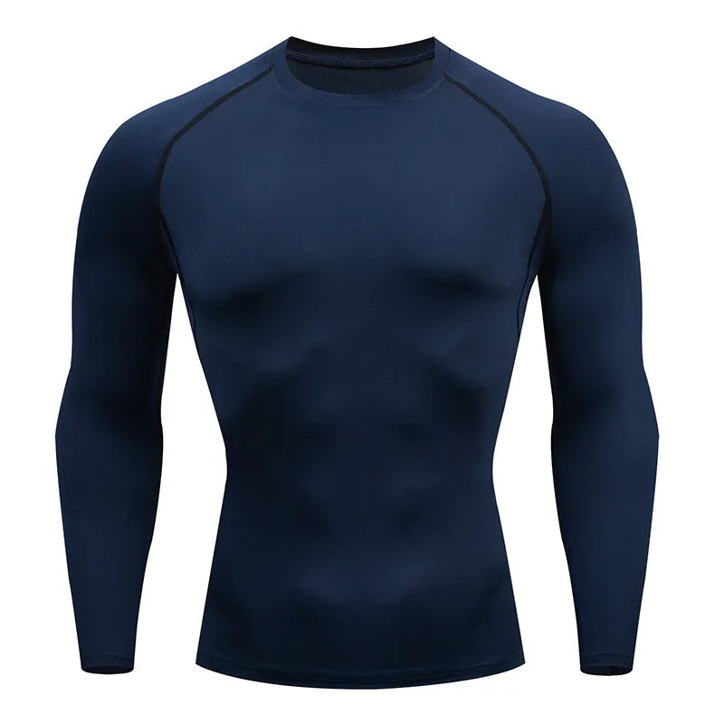 Men Workout Gym Long Sleeve T Shirt