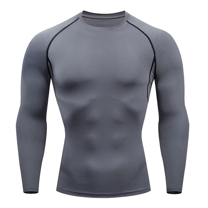 Men Workout Gym Long Sleeve T Shirt