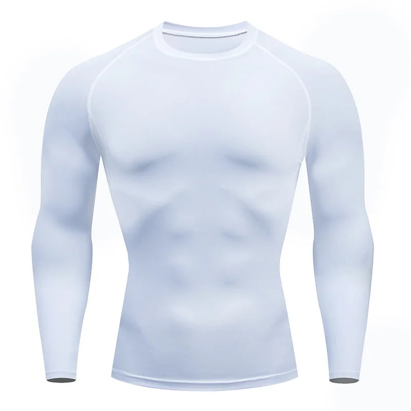 Men Workout Gym Long Sleeve T Shirt