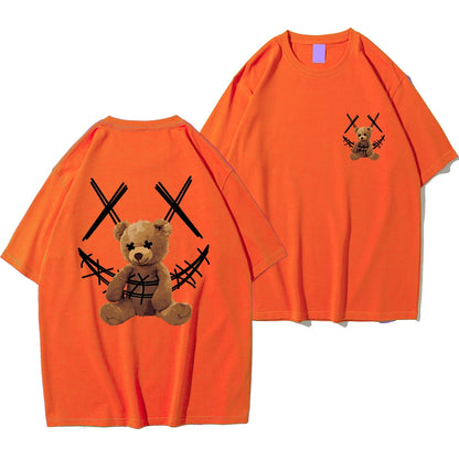 Men XX Smile TeddyTed Outfit T Shirt Orange