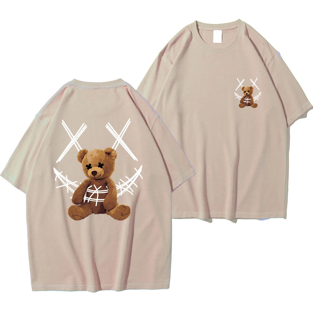 Men XX Smile TeddyTed Outfit T Shirt Khaki