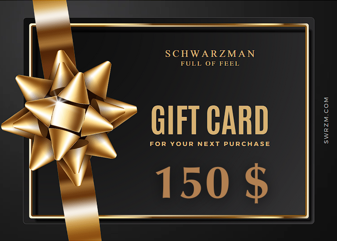 Schwarzman™ - Schwarzman Gift Card -  - schwarzman™-gift-card - Gift Card - Schwarzman| Schwarzman where fashion meets elegance. Explore limited edition clothing for men and women, from evening wear to activewear. Visit our store for premium brands and exclusive collections. | Clothing | Clothes | Fashion | Brand | Brands | Women | Men | Schwarzman | שוורצמן | Limited Edition | מהדורה מוגבלת | Store | Shop | Gym | workout | Fitness.