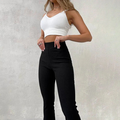 Women Elegant Padelphone Elastic Expanding Pants