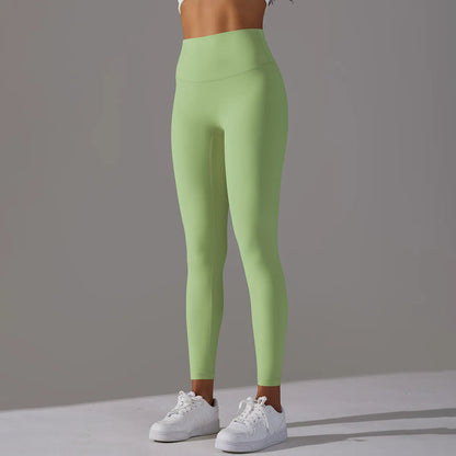 Women FlexFit Leggings Sportswear Pants Light Green