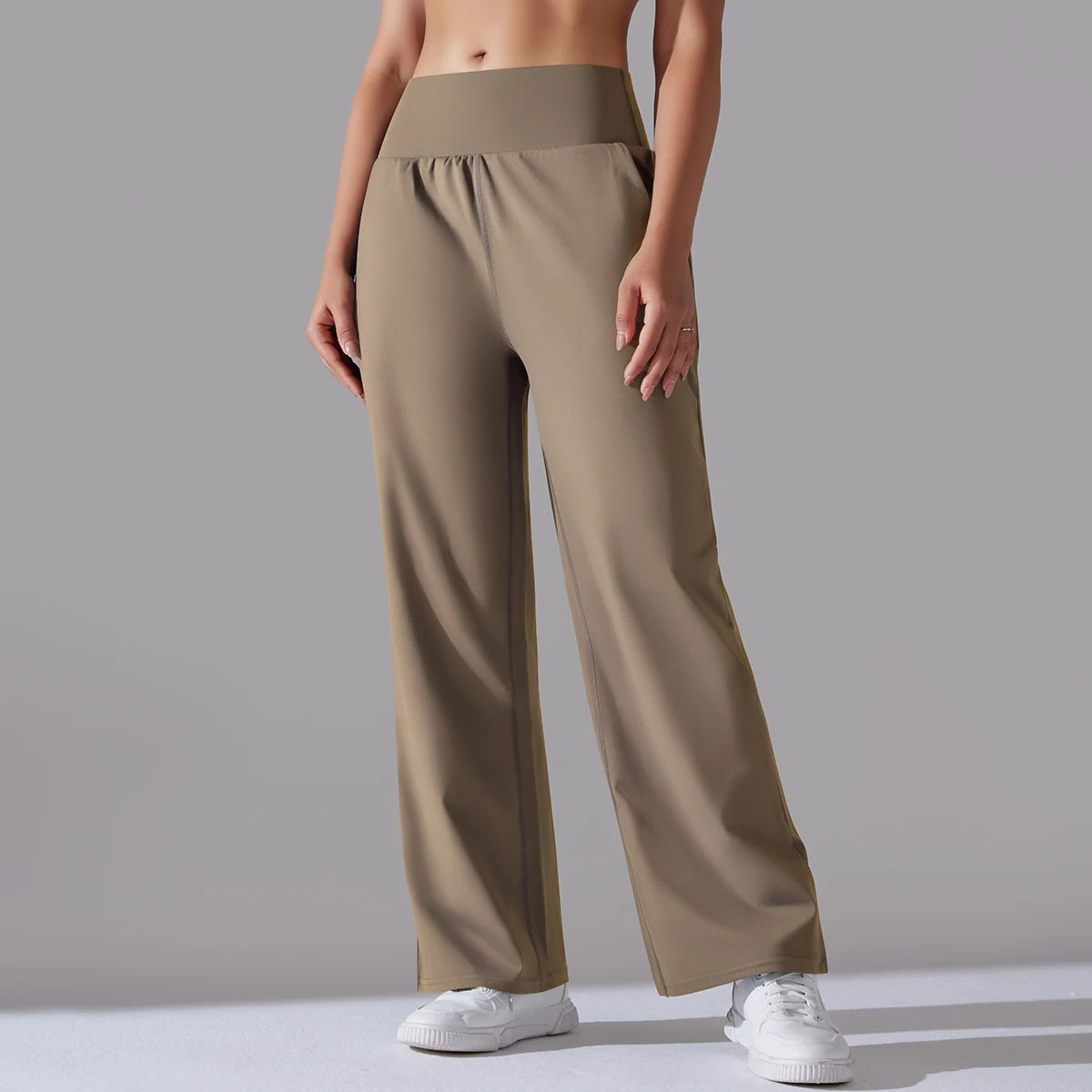 Women Wide Daily Pants Cocoa